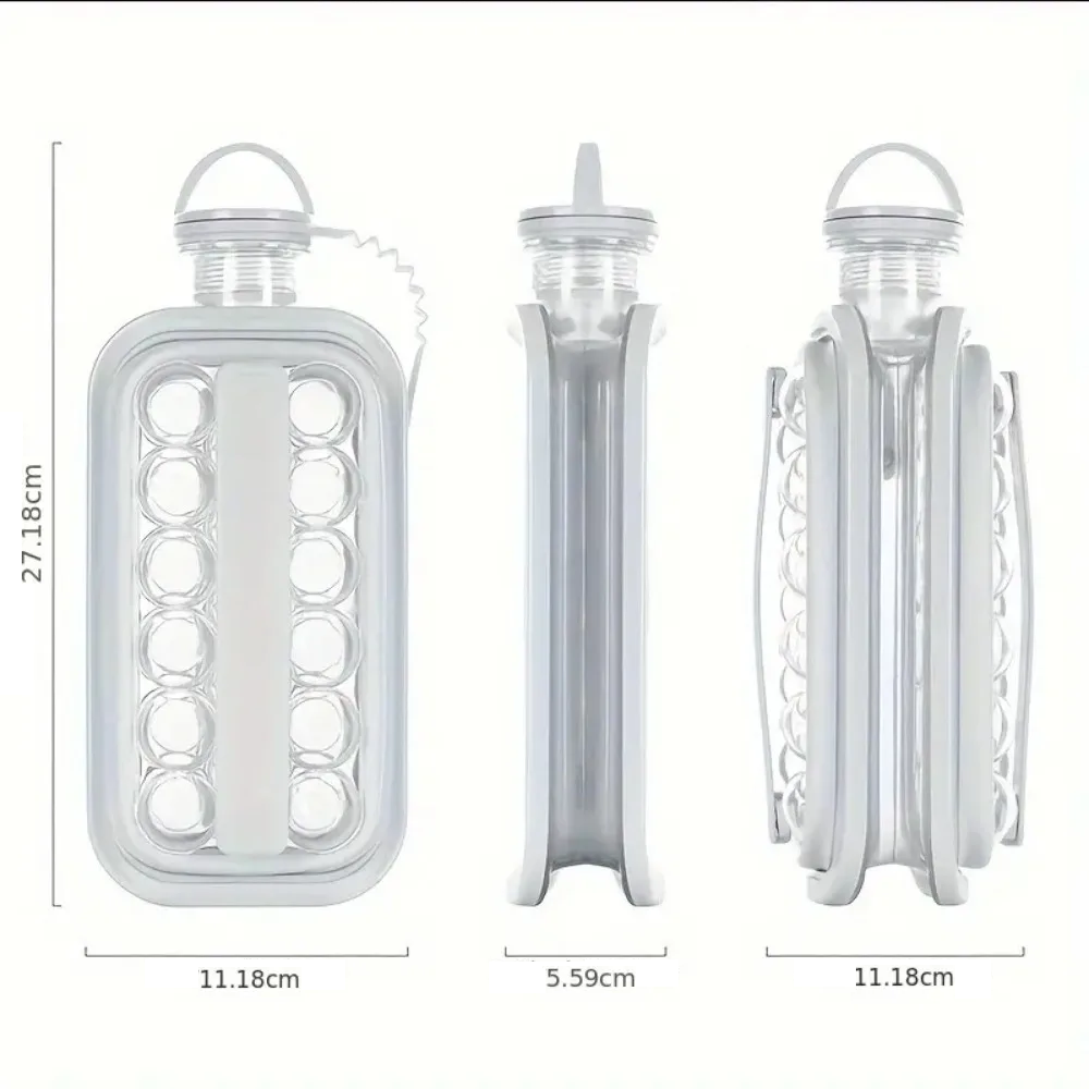 Bouteille à Glaçons 2-en-1