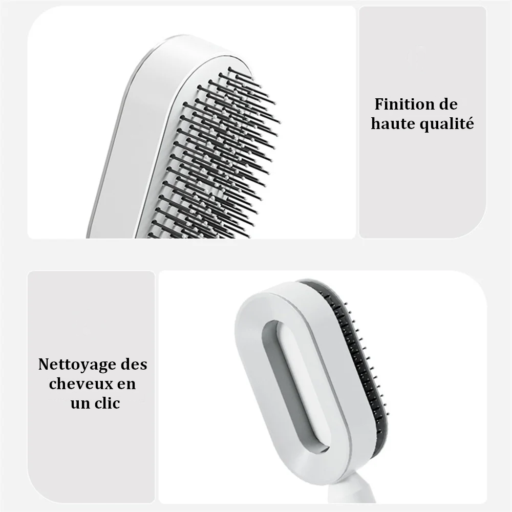 Brosse à Cheveux Auto Nettoyante